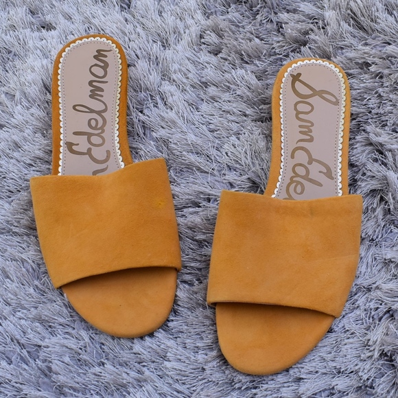 Sam Edelman Shoes - (Sam Edelman) Liliana Slide Sandals in Yellow